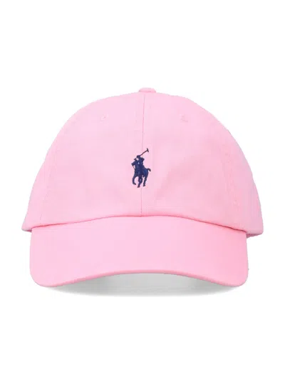 Polo Ralph Lauren Cotton Chino Cap In Pink