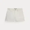Polo Ralph Lauren Cotton Chino Short In Deckwash White