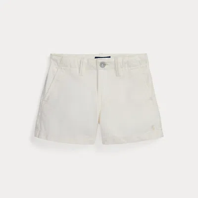 Polo Ralph Lauren Kids' Cotton Chino Short In Deckwash White