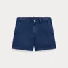 Polo Ralph Lauren Kids' Cotton Chino Short In Light Navy