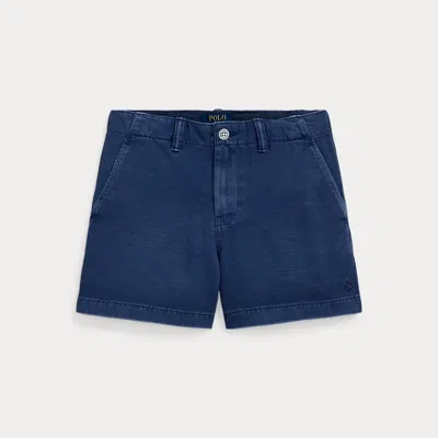 Polo Ralph Lauren Kids' Cotton Chino Short In Light Navy