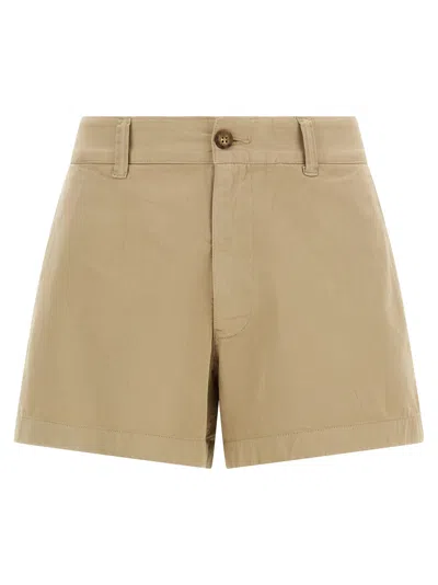 Polo Ralph Lauren Cotton Chino Shorts Bermuda And Short Beige In Neutral
