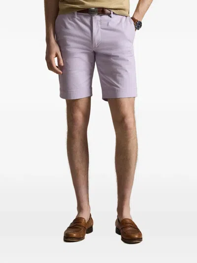 Polo Ralph Lauren Cotton Chino Shorts In Purple