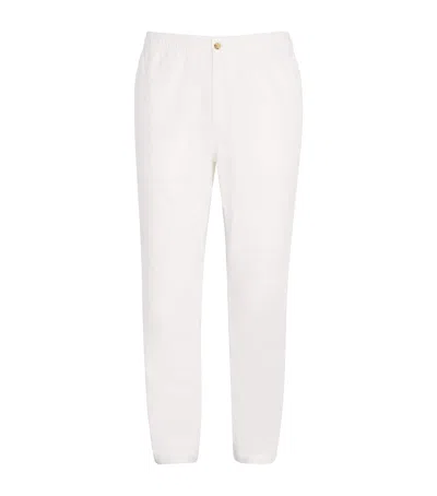 Polo Ralph Lauren Cotton Classic Oxford Trousers In White