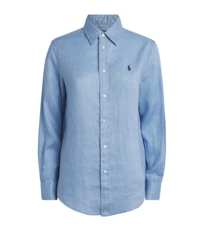 Polo Ralph Lauren Cotton Classic-fit Polo Pony Shirt In Blue