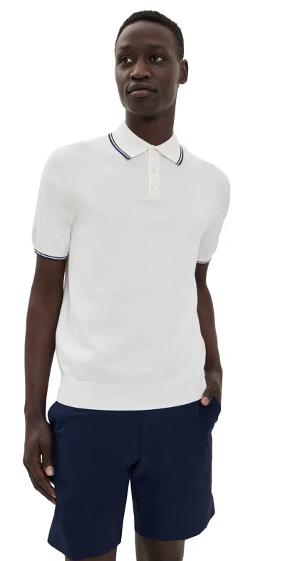 Polo Ralph Lauren Cotton Coolmax Sweater Polo White Splash