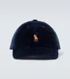 Polo Ralph Lauren Cotton Corduroy Baseball Cap In Blue