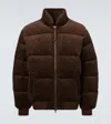 Polo Ralph Lauren The Gorham Corduroy Down Jacket In Brown