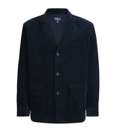 Polo Ralph Lauren Cotton Corduroy Finley Jacket In Blue