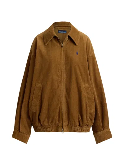 Polo Ralph Lauren Cotton Corduroy Jacket In Brown