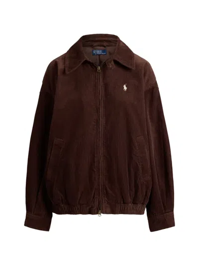 Polo Ralph Lauren Cotton Corduroy Jacket In Brown