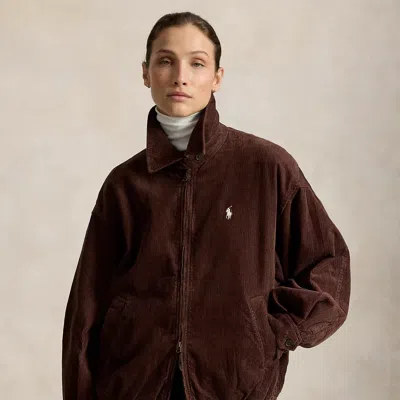 Polo Ralph Lauren Cotton Corduroy Jacket In Brown