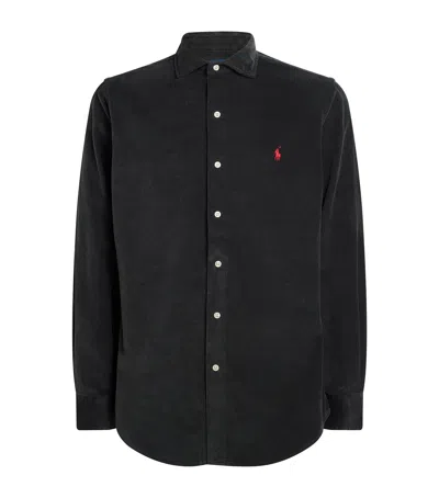 POLO RALPH LAUREN COTTON CORDUROY LOGO SHIRT