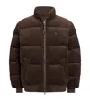 Polo Ralph Lauren The Gorham Corduroy Down Jacket In Brown