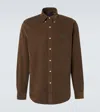 Polo Ralph Lauren Cotton Corduroy Shirt In Brown