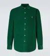 Polo Ralph Lauren Cotton Corduroy Shirt In Green