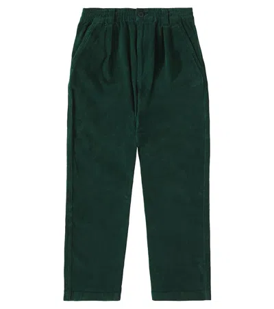 Polo Ralph Lauren Kids' Cotton Corduroy Straight Pants In Green