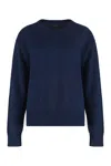 Polo Ralph Lauren Cotton Crew-neck Sweater In Blu