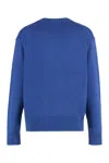 Polo Ralph Lauren Cable-knit Wool-cashmere Jumper In Blue