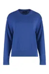 Polo Ralph Lauren Cotton Crew-neck Sweater In Blue