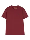 Polo Ralph Lauren Cotton Crew-neck T-shirt In Red