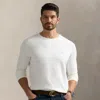 Polo Ralph Lauren Cotton Crewneck Sweater In Deckwash White
