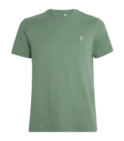 Polo Ralph Lauren Cotton Custom-fit Logo T-shirt In Green
