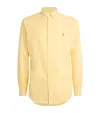Polo Ralph Lauren Cotton Custom-fit Oxford Shirt In Yellow