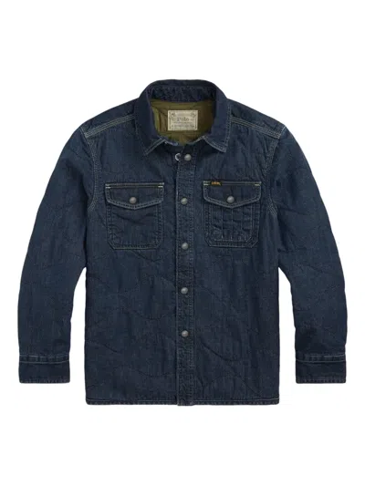 Polo Ralph Lauren Kids' Cotton Denim Jacket In Blue
