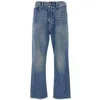 Polo Ralph Lauren Logo-tag High-rise Cropped Jeans In Blue