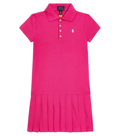 Polo Ralph Lauren Kids' Cotton Dress In Pink