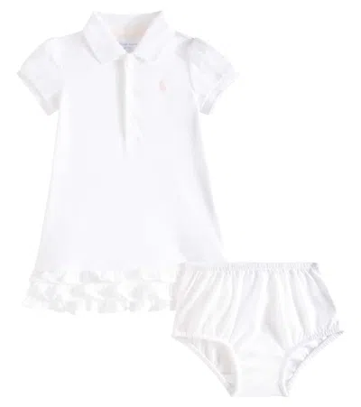 Polo Ralph Lauren Babies' Cotton Dress In White