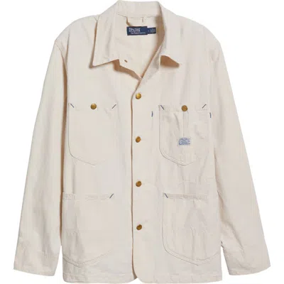 Polo Ralph Lauren Cotton Drill Twill Shirt Jacket In Barlows