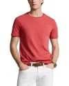 Polo Ralph Lauren Cotton Embroidered Logo Tee In Nantucket Red