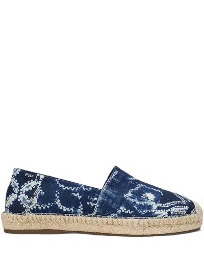Polo Ralph Lauren Cotton Espadrilles In Blau