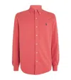 Polo Ralph Lauren Cotton Featherweight-mesh Shirt In Pink