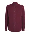 Polo Ralph Lauren Cotton Featherweight Mesh Shirt In Red