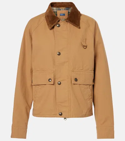 Polo Ralph Lauren Cotton Field Jacket In Brown