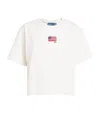 Polo Ralph Lauren Cotton Embroidered Flag T-shirt In White