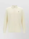 Polo Ralph Lauren Fleece Cotton Polo Shirt In White