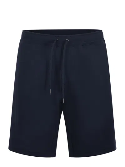 Polo Ralph Lauren Cotton Fleece Shorts In Blue