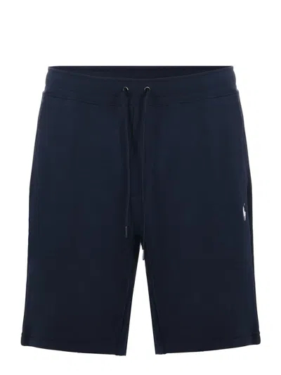 Polo Ralph Lauren Cotton Fleece Shorts In Blue