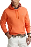 Polo Ralph Lauren Loopback Fleece Hoodie In Melon