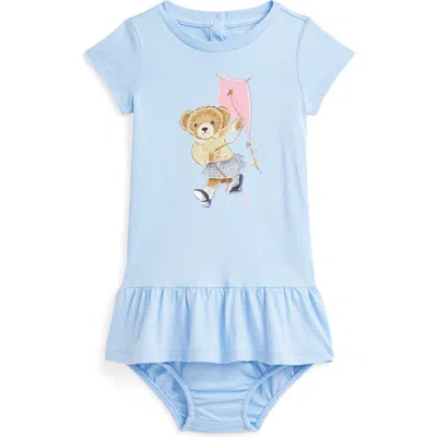 POLO RALPH LAUREN RALPH LAUREN COTTON GRAPHIC DRESS & BLOOMERS