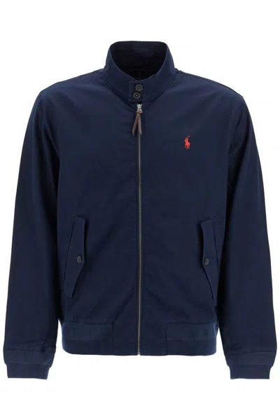 Polo Ralph Lauren Cotton Harrington Jacket In Blue