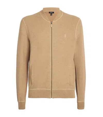 Polo Ralph Lauren Cotton Harrington Jacket In Brown