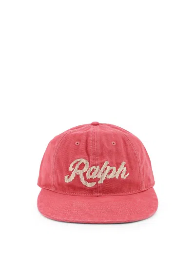 Polo Ralph Lauren Cotton Hat With Logo On The Front In Pink