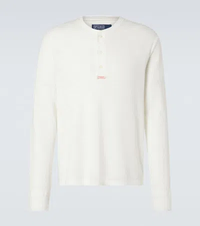 Polo Ralph Lauren Long-sleeve Henley T-shirt In White