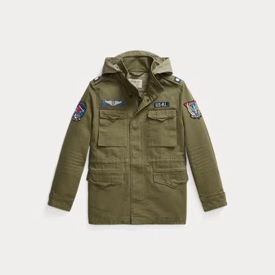 POLO RALPH LAUREN COTTON HERRINGBONE FIELD JACKET