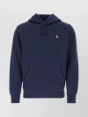 POLO RALPH LAUREN COTTON HOODED SWEATSHIRT WITH RIBBED ACCENTS